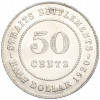 50 центов 1920 года Стрейтс-Сетлментс