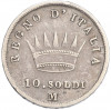 10 сольдо 1814 года Наполеоновское королевство Италия