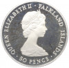50 пенсов 1980 года Фолклендские острова 