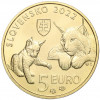 5 евро 2022 года Словакия «Рыси»