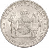 1 талер 1871 года Саксония