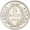 3 батцена 1810 года Швейцария - кантон Базель