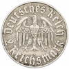 2 рейхсмарки 1933 года А Германия «450 лет со дня рождения Мартина Лютера»