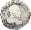 1/2 франка 1587 года Франция