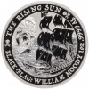 1 доллар 2022 года Тувалу «Черный флаг — Восходящее Солнце»