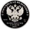 3 рубля 2023 года СПМД «30 лет Совету Федерации Федерального Собрания Российской Федерации»