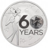1 доллар 2024 года Тувалу «60 лет мультфильму Розовая Пантера»