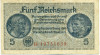 5 рейхсмарок 1940 года Германия (Для оккупированных территорий)
