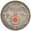2 рейхсмарки 1938 года J Германия