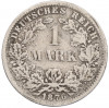 1 марка 1876 года F Германия