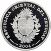 1000 песо 2004 года Уругвай 