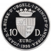 10 евро 1998 года Андорра 