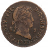 2 мараведи 1833 года Испания