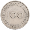 100 франков 1955 года Саар