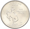 1/4 доллара (25 центов) 2007 года D США «Штаты и территории — Вайоминг»