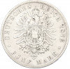 5 марок 1876 года В Германия (Пруссия)