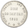 1/6 талера 1869 года Саксен-Кобург-Гота 