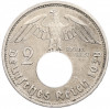 2 рейхсмарки 1938 года D Германия