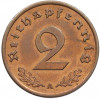 2 рейхспфеннига 1939 года A Германия