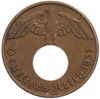 2 рейхспфеннига 1937 года J Германия