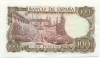 100 песет 1970 года Испания