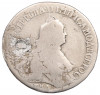 Полуполтинник 1766 года ММД EI (Заделанное отверстие)
