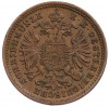 1 крейцер 1885 года Австрия
