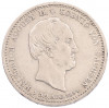 1/6 талера 1854 года Саксония «Смерть Короля Фридриха Августа II»