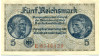 5 рейхсмарок 1940 года Германия (Для окупированных территорий)