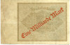 1 миллиард марок 1923 года Германия (Надпечатка на 1000 марок)
