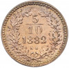 5/10 крейцера 1882 года Венгрия