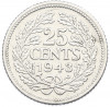 25 центов 1943 года Кюрасао