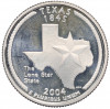 1/4 доллара (25 центов) 2004 года S США «Штаты и территории — Техас»