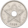 5 сантимов 1919 года Бельгийское Конго