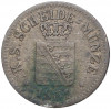 1 новый грош (10 пфеннигов) 1861 года Саксония