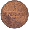 5 пфеннигов 1863 года Саксония