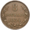 8 дублей 1834 года Гернси