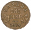 1 цент 1934 года Канада