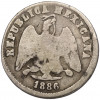 10 сентаво 1886 года Мексика