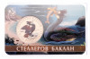 Монетовидный жетон 5 червонцев 2025 года ММД «Исчезнувшие виды — Стеллеров баклан» (Цветное покрытие)