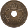 10 центов 1934 года Британская Восточная Африка