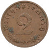 2 рейхспфеннига 1938 года G Германия