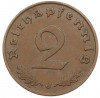 2 рейхспфеннига 1939 года J Германия