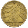 10 рейхспфеннигов 1925 года D Германия