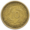 10 рейхспфеннигов 1925 года D Германия