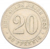 20 пфеннигов 1888 года J Германия