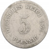 5 пфеннигов 1875 года A Германия