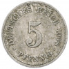 5 пфеннигов 1908 года A Германия