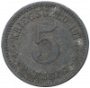 5 пфеннигов 1917 года Германия — город Менден (Нотгельд)