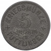 5 пфеннигов 1917 года Германия — город Туттлинген (Нотгельд)